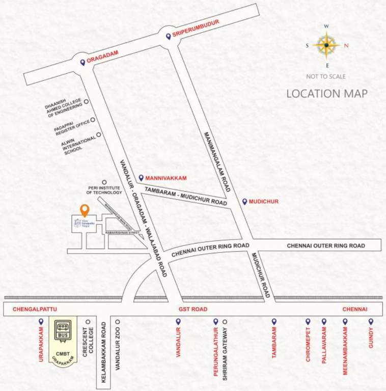  vijay ganapathy nagar Location Plan