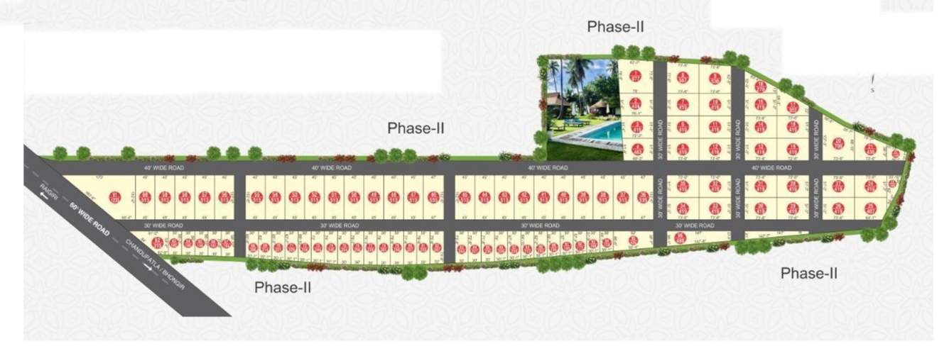  green mahika Layout Plan