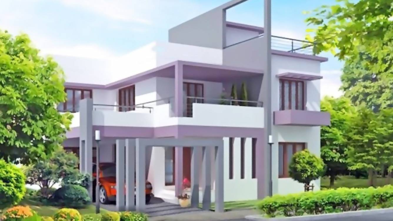 Elevation  godrej villas Elevation