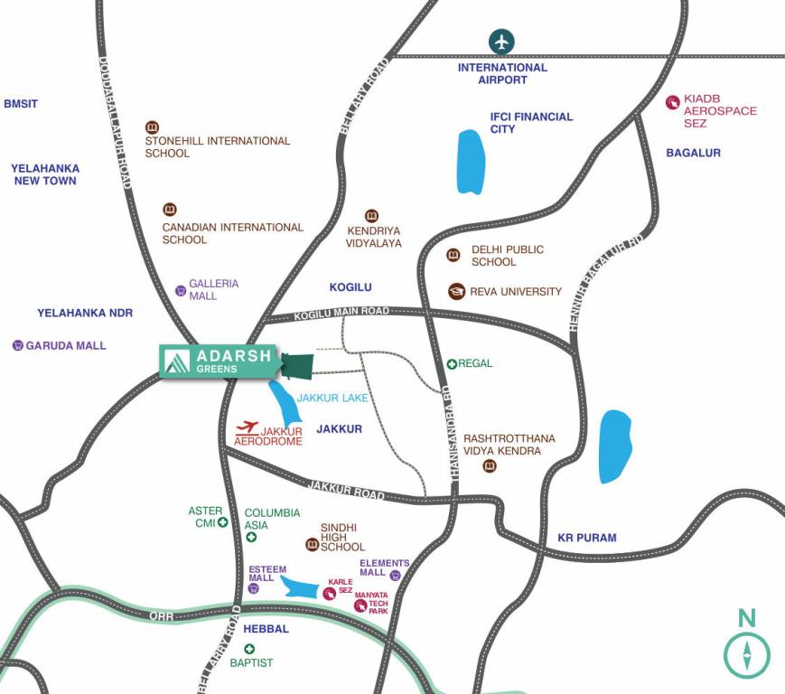  greens phase 1 Location Plan