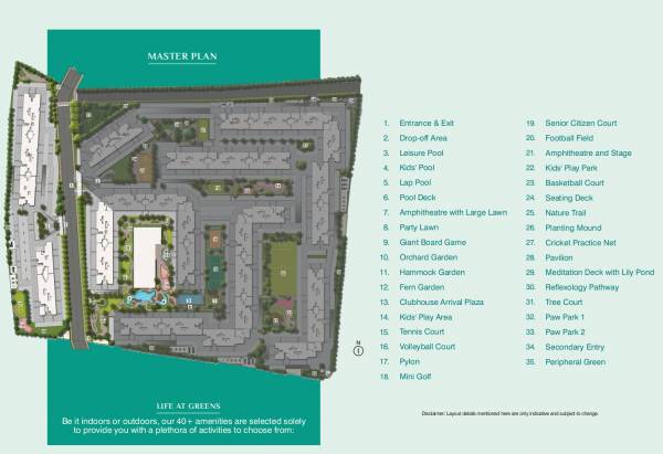  greens-phase-1 Master Plan