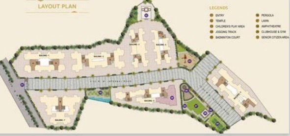 space india siddhivinayak garima Layout Plan