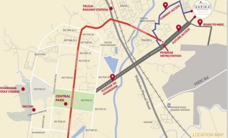  space india siddhivinayak garima Location Plan