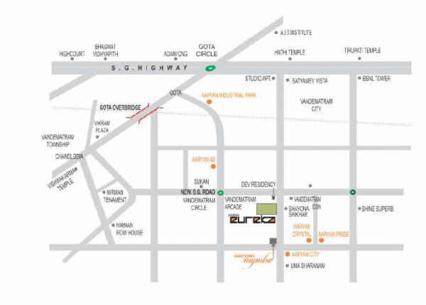  eureka Location Plan
