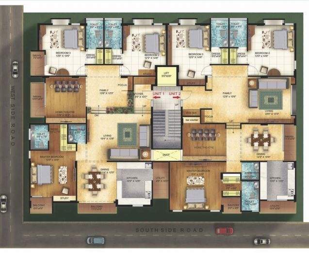  prakruthi aura Cluster Plan