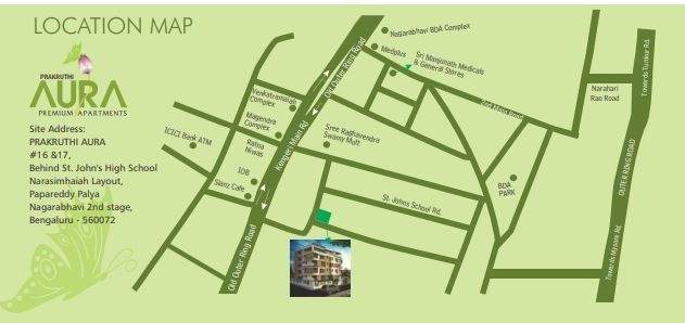  prakruthi aura Location Plan