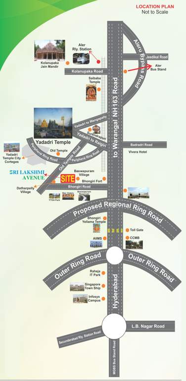  sri lakshmi avenue Location Plan