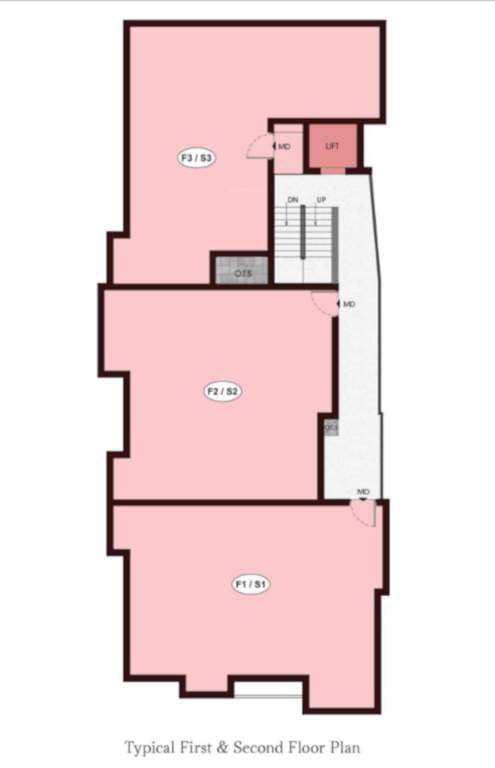  sagar DAC Sagar Cluster Plan from 1st to 2nd Floor