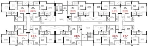  divine-dazzle-a Divine Dazzle A Cluster Plan from 1st, 3rd, 5th, 7th, 9th And11th Floor