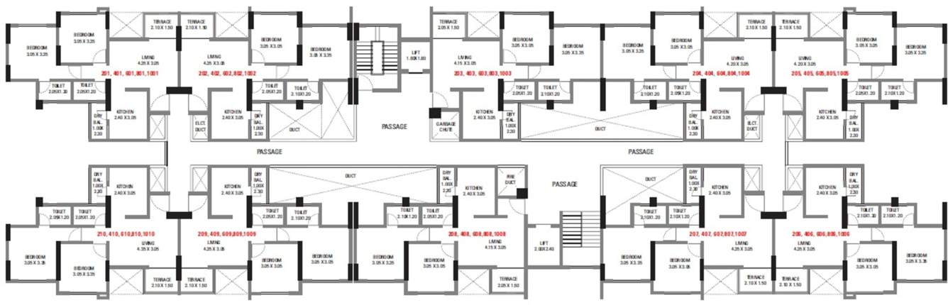  divine dazzle a Divine Dazzle A Cluster Plan from 2nd, 4rth, 6th, 8th And10th Floor