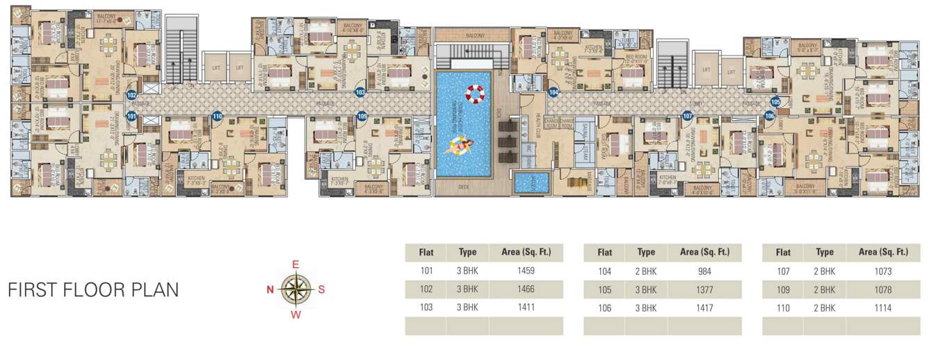  royal gravitaz Gravitaz Cluster Plan for 1st Floor