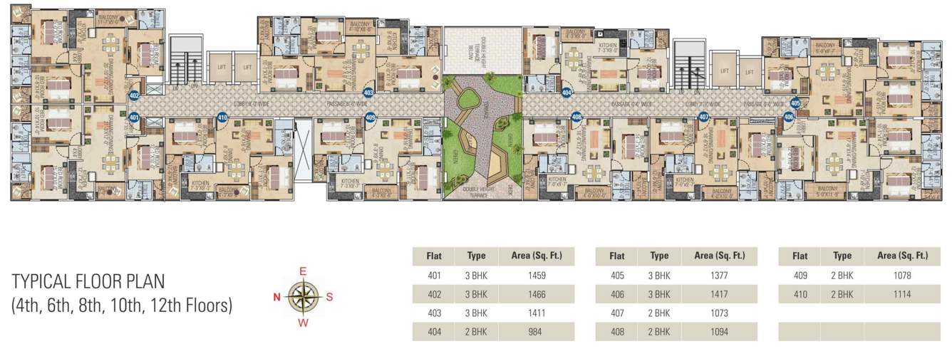  royal gravitaz Gravitaz Cluster Plan for 4th Floor