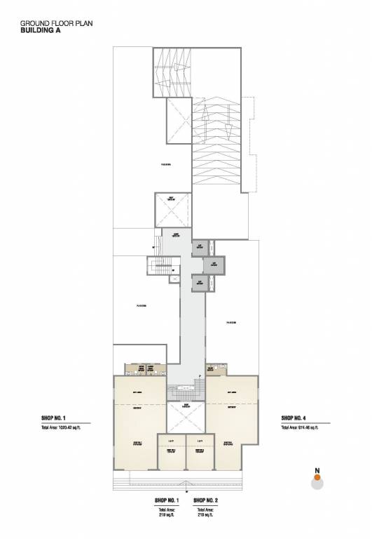  skyline phase i Tower A Cluster Plan for Ground Floor