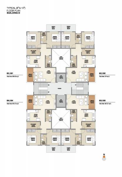 Tower D Cluster Plan for 9th Floor skyline-phase-i Tower D Cluster Plan for 9th Floor