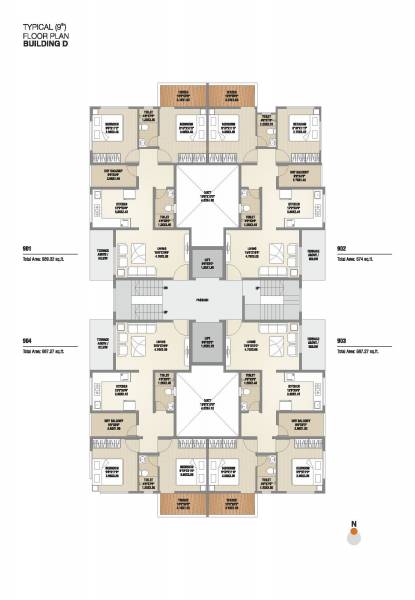 Tower D Cluster Plan for8th And 10th Floor skyline-phase-i Tower D Cluster Plan for8th And 10th Floor