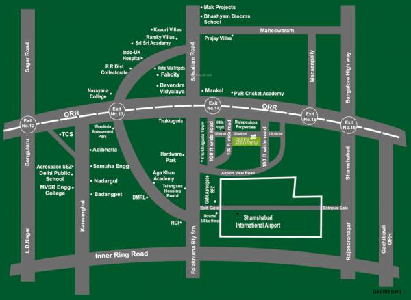  green-aero-view-phase-ii Location Plan