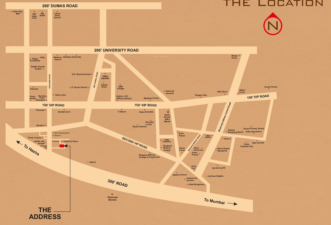 the address Location Plan