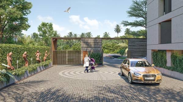 Paved Compound amenities of Samarth Developers Surat Martand Hills