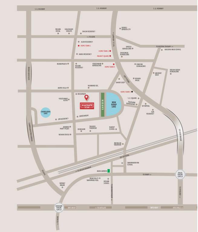  magnate icon Location Plan