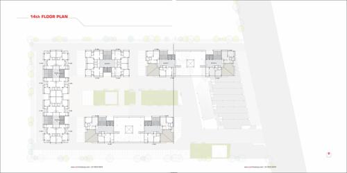  aarambh Block A, B, C, D, E, F And G Cluster Plan for 14th Floor
