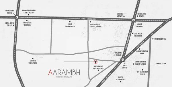  aarambh Location Plan