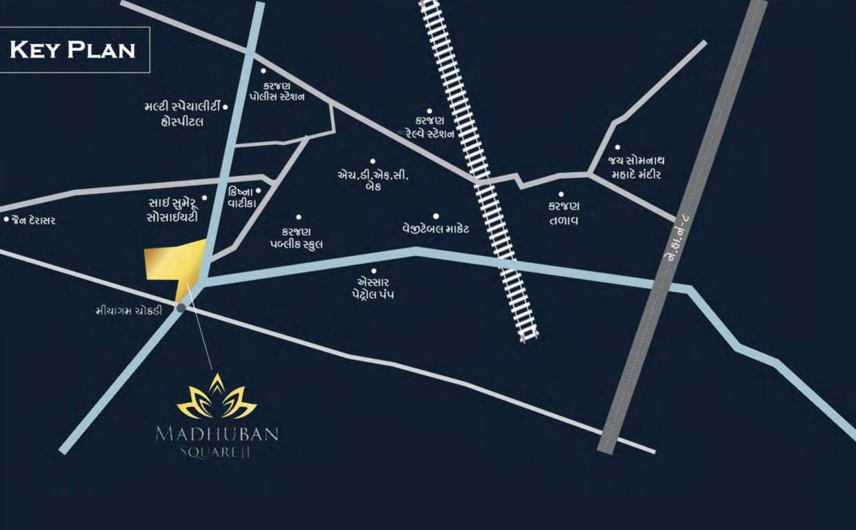  madhuban square ii Location Plan