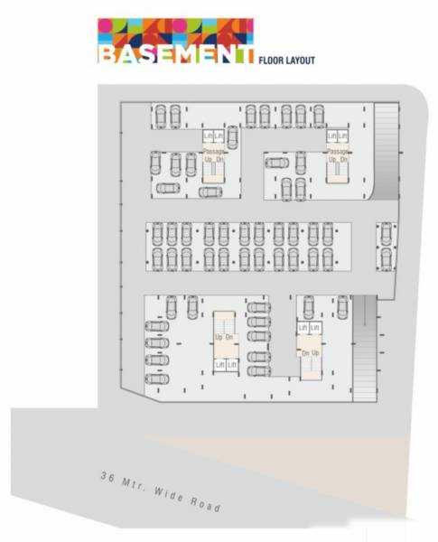  devbhumi-residency Basement Floor Plan
