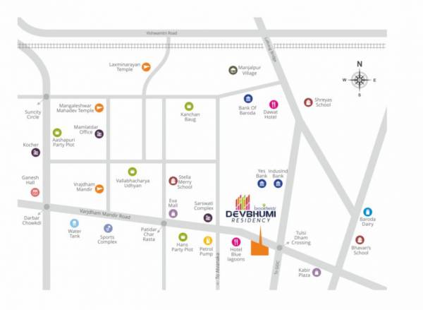  devbhumi-residency Location Plan