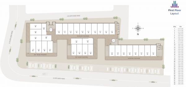 Nilkanth Avenue Cluster Plan for 1st Floor nilkanth-avenue Nilkanth Avenue Cluster Plan for 1st Floor