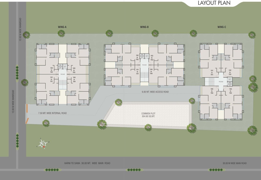  kanha skyline Layout Plan
