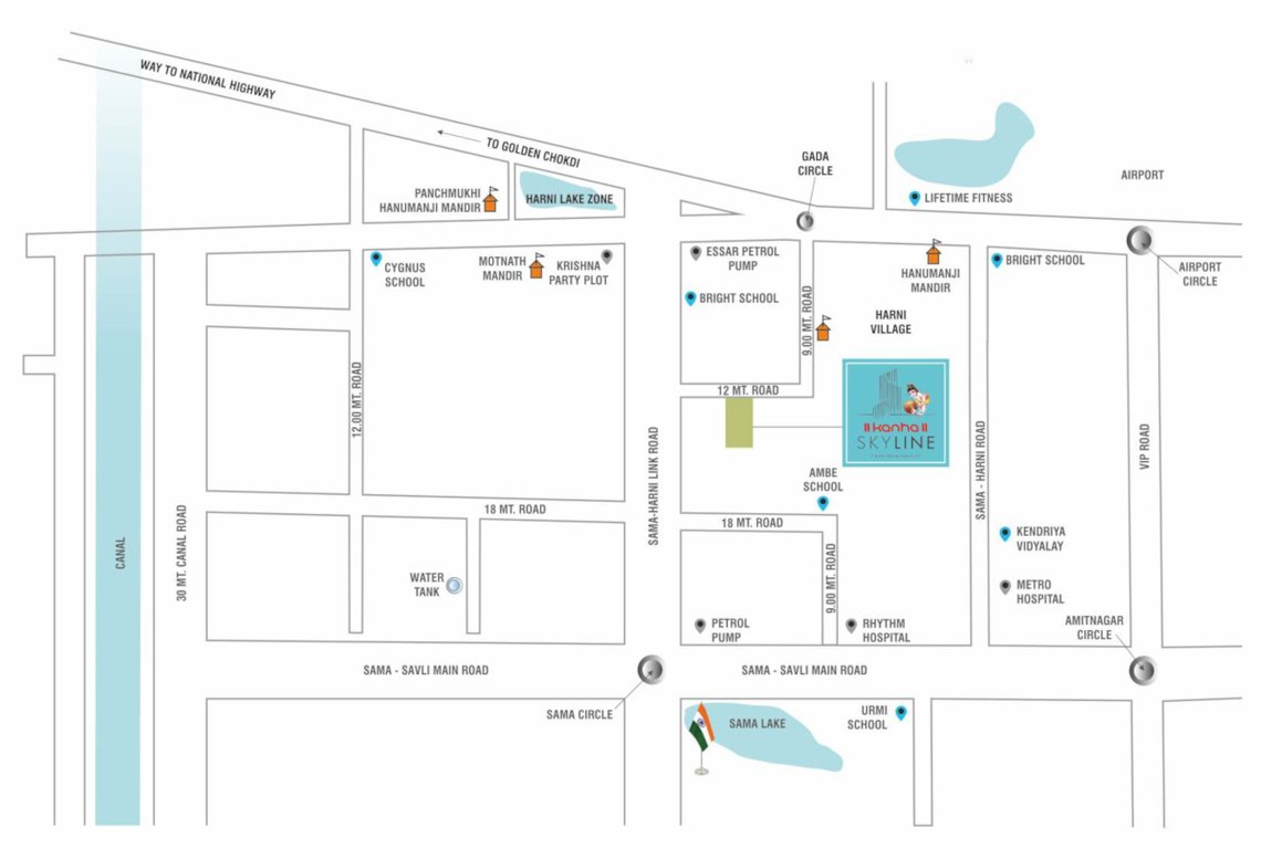  kanha skyline Location Plan