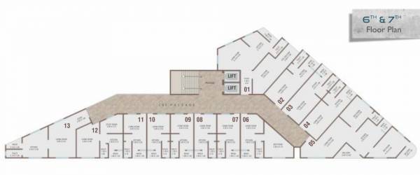  silver-arc Silver Arc Cluster Plan from 6th to 7th Floor