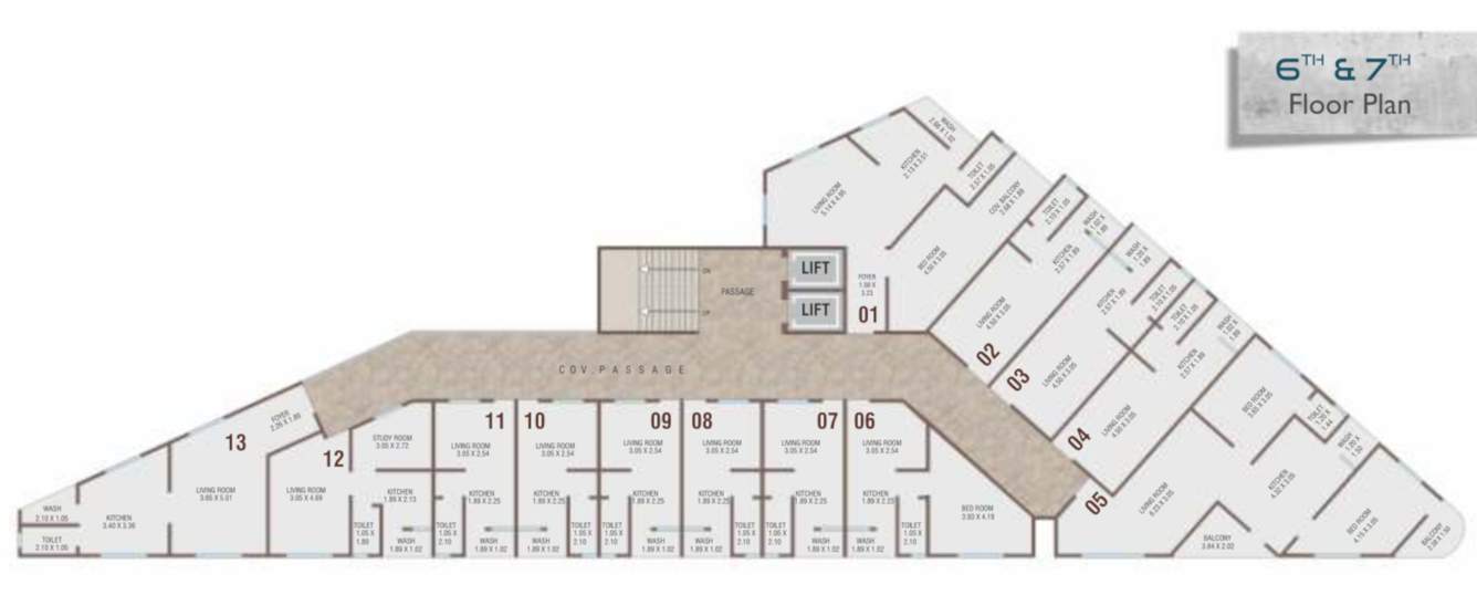  silver arc Silver Arc Cluster Plan from 6th to 7th Floor