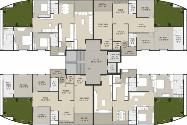  vicenza-highdeck-ii Tower A & B Cluster Plan For 11th Floor