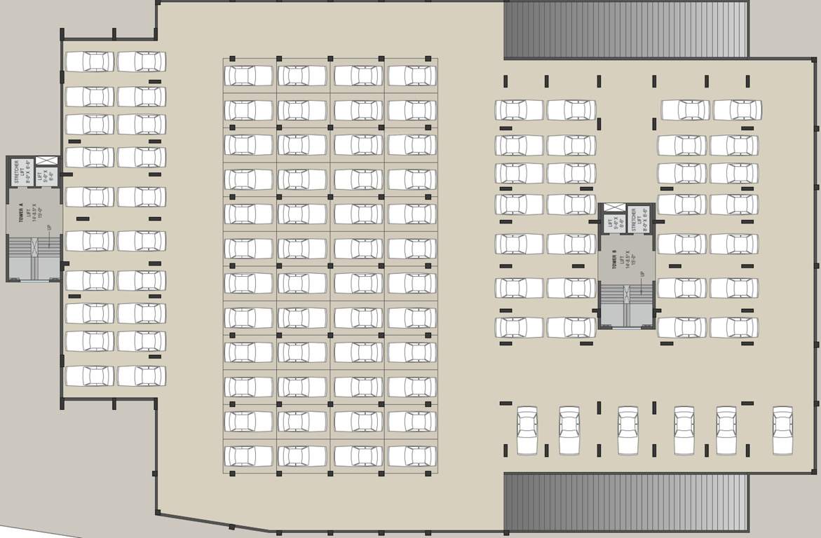 vicenza highdeck ii Tower A & B Cluster Plan Of Basement
