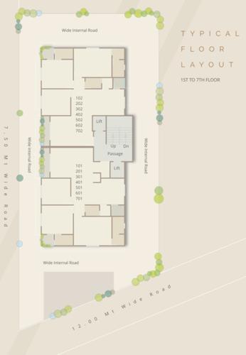  verona-county Verona County Cluster Plan from 1st to 7th Floor