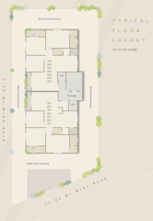  verona county Verona County Cluster Plan from 1st to 7th Floor