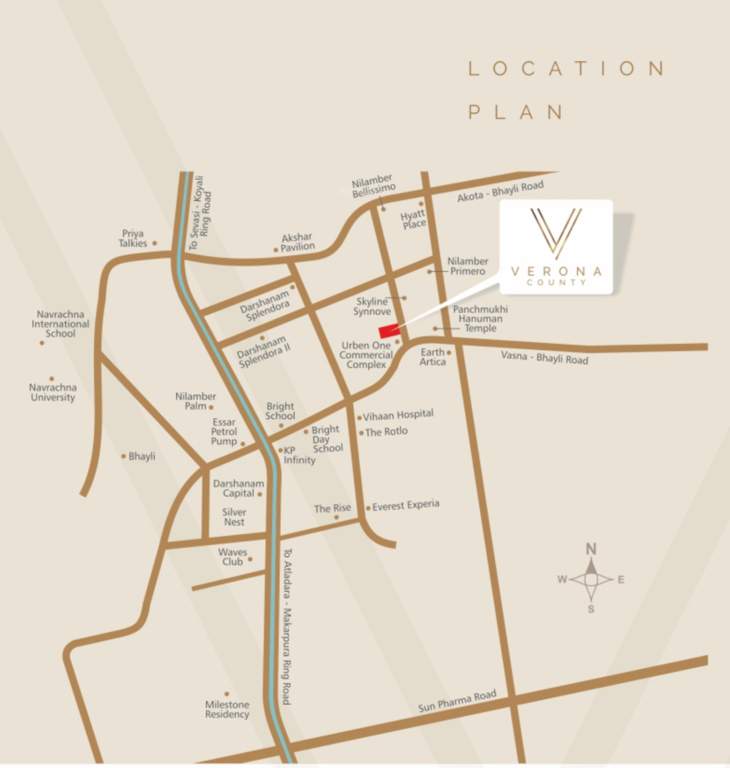  verona county Location Plan