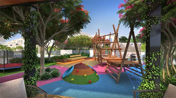 Children's play area solitaire Children's play area