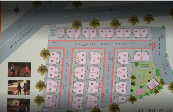 Layout Plan bunglows Layout Plan