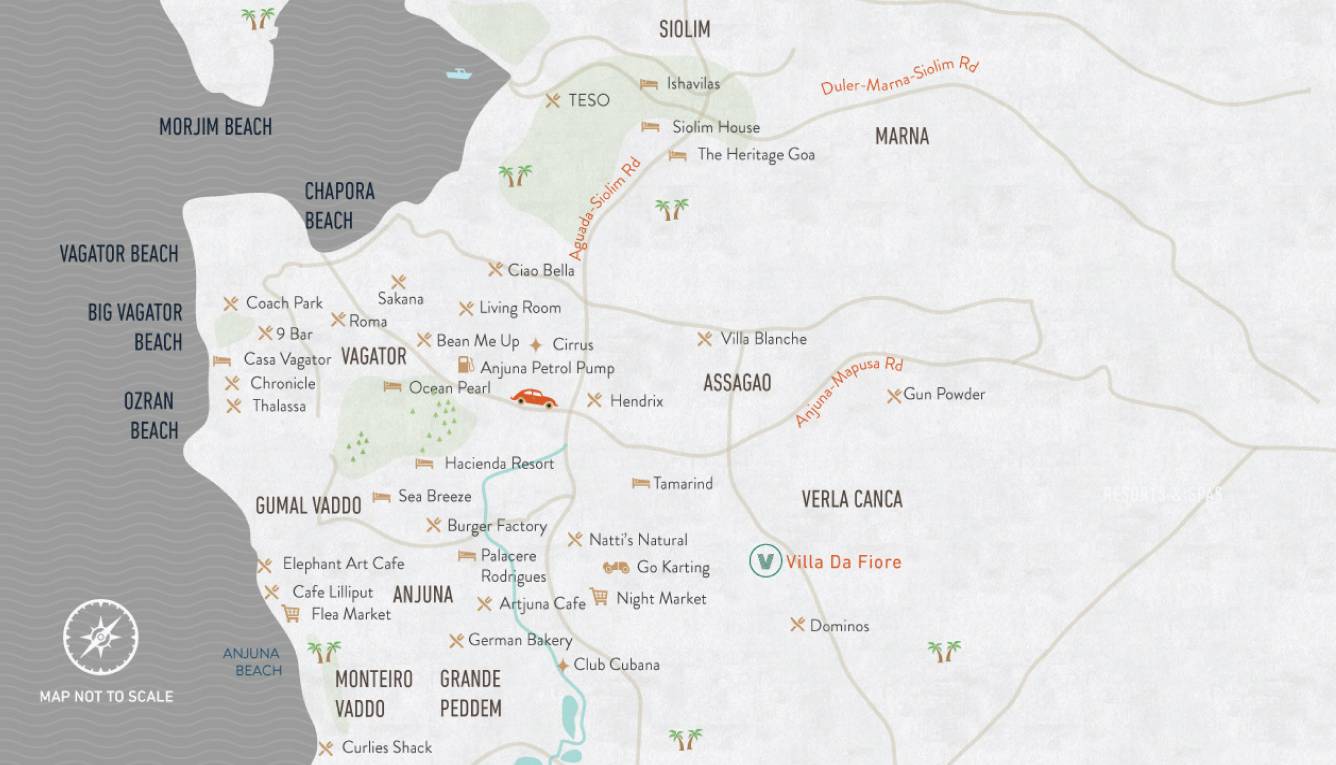  villa da fiore Location Plan