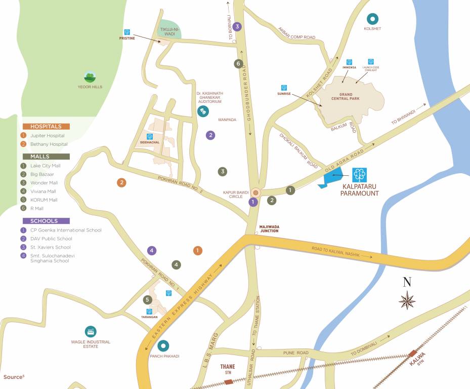  paramount e Location Plan