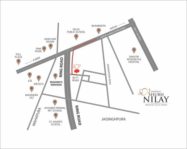  shubh-nilay Location Plan