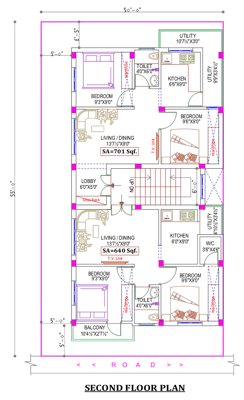  shri-win-flats Shri Win Flats Cluster Plan for 2nd Floor