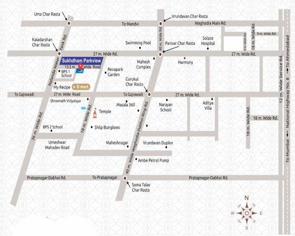 Location Plan sukhdham-park-view Location Plan
