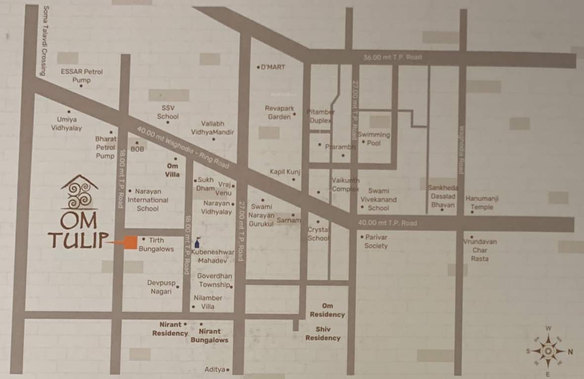  om tulip Location Plan