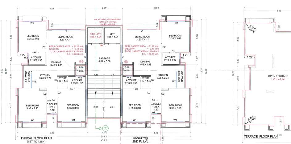  ofira prestige Tower E Cluster Plan
