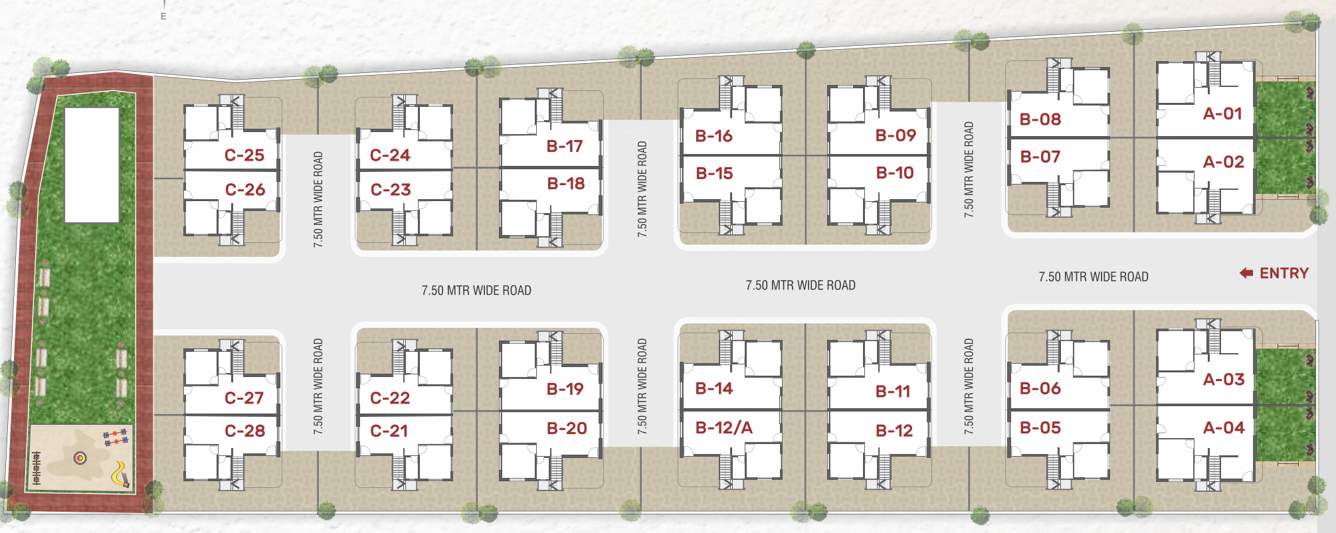  maruti villa Layout Plan