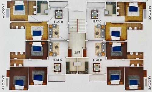  saha-house Saha House Cluster Plan from 2nd to 4th Floor