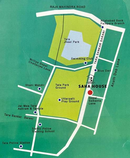  saha-house Location Plan